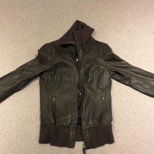 Mackage leather jacket medium.